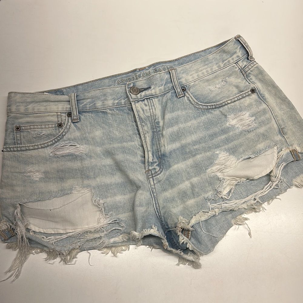 American Eagle Outfitters Light Blue Jean Shorts